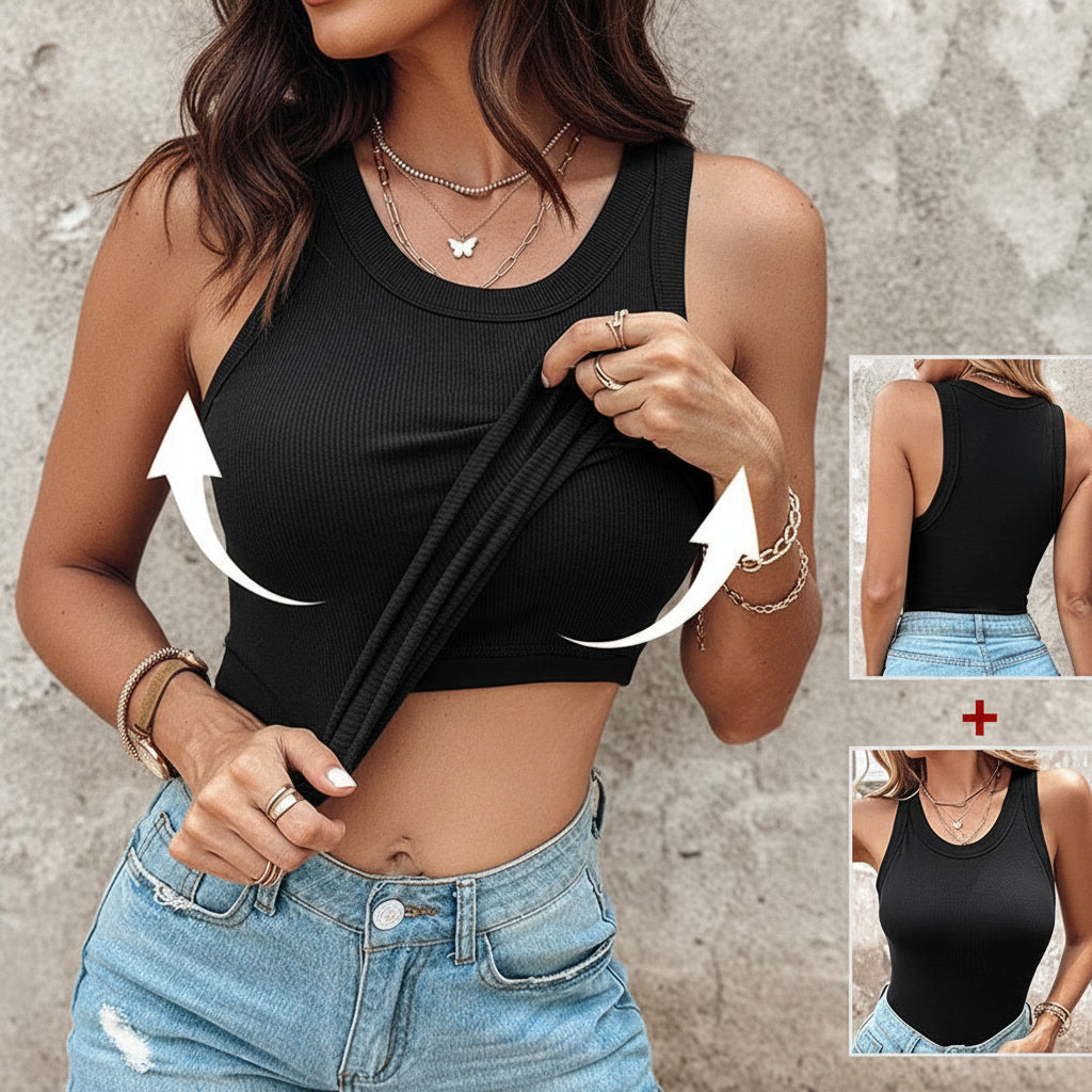 Ripped Tank Top – Ohne Einlagen