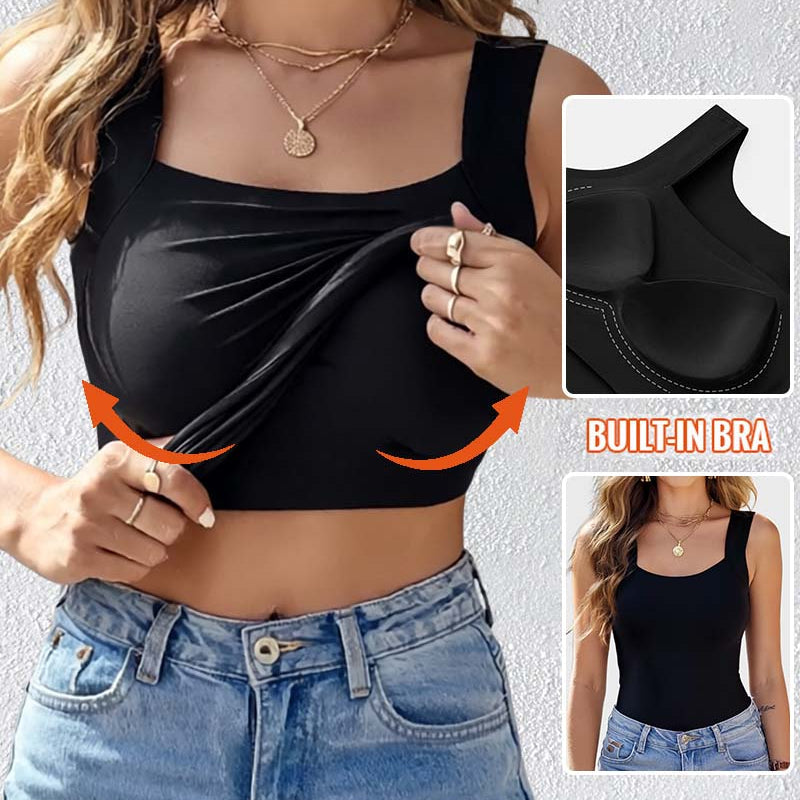 Nahtloses Tank Top mit BH
