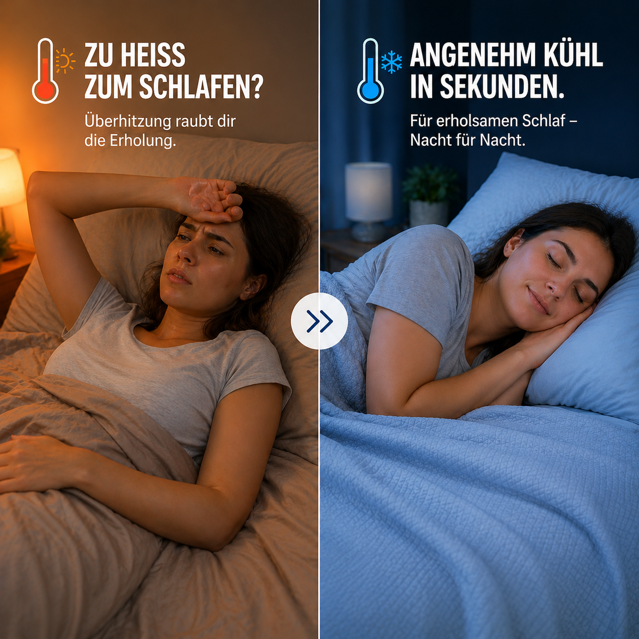 Kühldecke für heiße Nächte